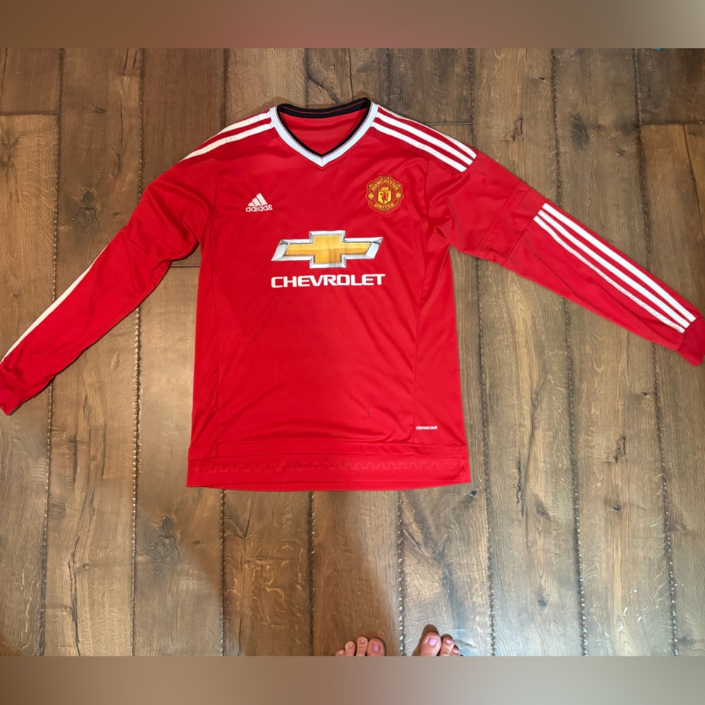 Adidas Red Manchester United Home Jersey 2015-2016 season size medium